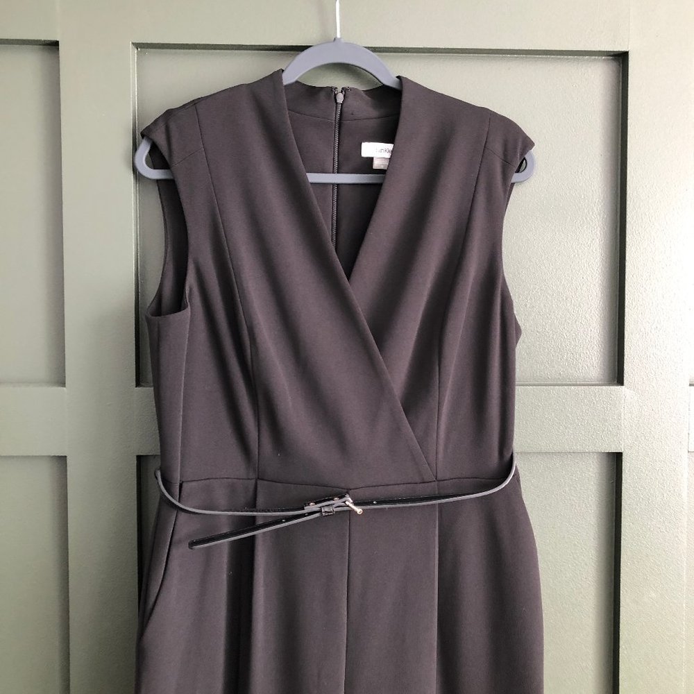 NWT Calvin Klein Wide Leg Black Jumpsuit - Picture 3 of 10